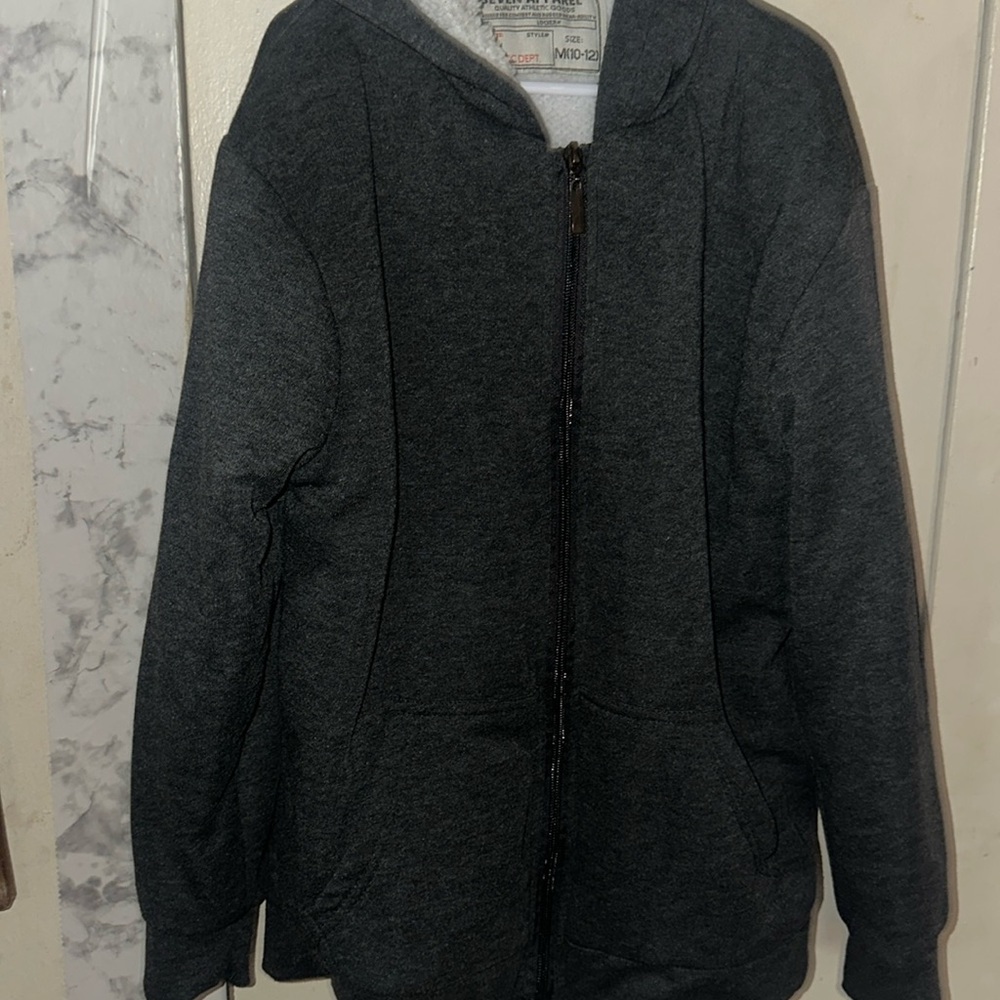 Kids Size 10-12 Seven Apparel Full Zip Hoodie.